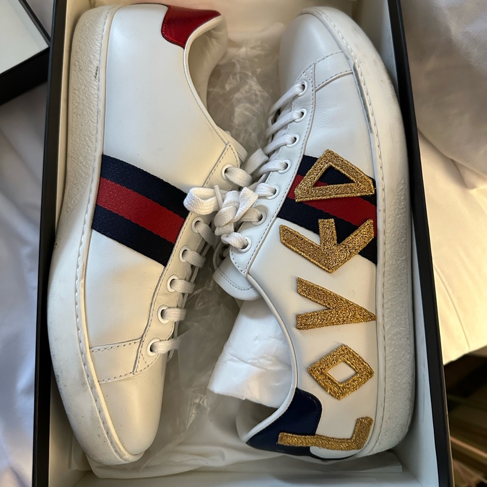 Gently used Gucci sneakers